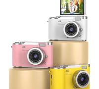 Digital Camera for Photography, 48MP, 8X Digital Zoom, 2.4 Inch Flip Screen, Compact Travel Camera for Beginner