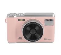 Digital Camera for Photography, 4K 50MP Autofocus Vlogging Camera for YouTube, 16X Zoom Anti Shake Compact Camera for Teens (Pinkish)
