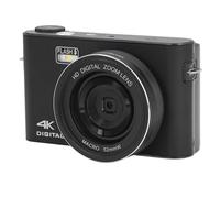 Digital Camera for Photography, 4K 64MP Vlogging Camera for Travel, Auto Focus 18X Digital Zoom Compact Camera, 3.0inch TFT LCD Touchscreen, LED Flash (Black)