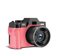 Digital Camera for Photography and Video 4K 48MP Vlogging with 180° Flip Screen 16X Zoom Takes Sharp Smooth(No Card,Package 2)