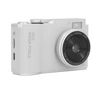 Digital Camera for Photography, Autofocus 64MP 1080P HD 16x Zoom Portable Vlogging Camera with 2.4 Inch Screen, Retro Compact Small Travel Selfie Camera Point and Shoot Camera