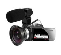 Digital Camera For Video Recording WIFI Outdoor Night Vision IR Vlog Camcorder Rotate Touch Screen Selfie Recorder Photographic Takes Sharp Smooth(64G SD Card,Set 4)