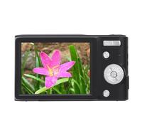 Digital Camera HD 4K 50MP 16x Digital Zoom LCD Screen Anti Shake Autofocus Compact Camera with Flash for Travel (Black)