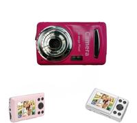 Digital camera, HD image stabilization, 16 megapixels, 1080P resolution, portable pocket-sized compact camera, 2.4-inch screen, 16x zoom, autofocus, video blogging, suitable for children.