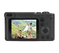 Digital Camera IPS Screen 8X Zoom High Definition Front and Rear Dual Lens Vlogging Camera Videography Compact Travel Photography (Black)