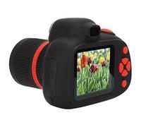 Digital Camera, Kids Digital Camera Freely Switchable Lens Night Flash Function,2.8" LCD, with USB Cable& 32GB SD Card, for Outdoor Activities (Color : Yellow) (Black)