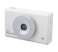 Digital Camera, Kids Digital Camera with Fill Light 4K HD Retro CCD 8X Zoom Kids Camera Camera for Students Teens Boys Girls Seniors (White)