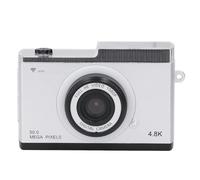 Digital Camera Lightweight and Portable 48MP 1080P HD 8x Digital Zoom, Autofocus Compact Camera with 2.4 Inch Screen for Travel (Silver Black)