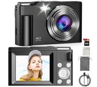Digital Camera,Maxmango Autofocus UHD Kids Camera with 8G SD Card,2,4'' Screen with 16X Digital Zoom Anti Shake,Mini Compact Portable for Kids Teenagers Beginners