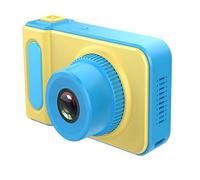 Digital Camera Mini Cartoon Photo Toy Portable Pocket Video Camera with Display Screen Kids Gift, Blue