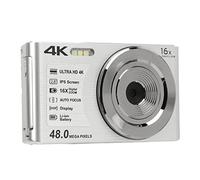 Digital Camera, Mini Digital Camera 48MP Image Resolution 2.8 Inch Screen for Teenagers (Silver)