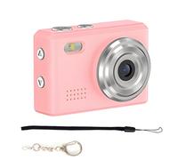 Digital Camera, Mini Thumb Cam for Video Recording, Pink, 200mAh Battery, 1.67 x 0.59 x 1.13 in (4.2 x 1.5 x 2.9 cm), for Cycling, Hiking, Pet Recording