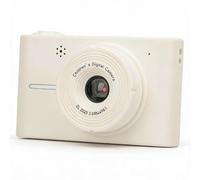 Digital Camera Point and Shoot, 40MP Autofocus 1080P Video 8X Zoom Anti Shake IPS Screen Vlogging Camera for Travel Party White ABS 2.7 Inch 1 Pack
