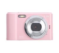 Digital Camera, Portable 8X Zoom Student Digital Camera 2.7K 48MP for Daily Recording (Roseate)