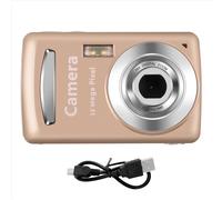 Digital Camera,Portable Cameras 16 Million HD Pixel Compact Home Camera for Kids Teens Seniors Golden