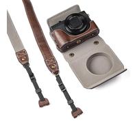 Digital Camera Protective Case PU Storage Bag with Removable Shoulder Strap Compatible G7X2 G7X3