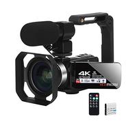 Digital Camera Recorder 4K Video Camera Camcorder For Vlog Recording 4K Camcorder With Microphone WiFi Ultra HD 30FPS 48MP 16X Digital Zoom Video Conference Camera
