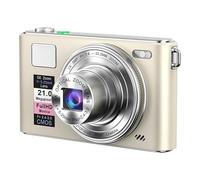 Digital Camera Toy Versatile 5x 48 Resolution 4K Video Accessories Sturdy for Concert Study Recording Vlog, Champagne Gold