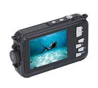 Digital Camera Underwater Camera, 2.7K 48MP 10FT HD Autofocus Diving Swimming Camera, Intelligent Face Detection Dual Screen Camera. 650mAh
