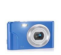 Digital Camera Vlogging Camera Zoom LCD Screen Compact Portable Mini Cameras For Students, Teens(Blue)