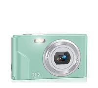 Digital Camera Vlogging Camera Zoom LCD Screen Compact Portable Mini Cameras For Students, Teens(Green)
