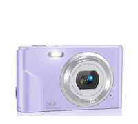 Digital Camera Vlogging Camera Zoom LCD Screen Compact Portable Mini Cameras For Students, Teens(Purple)