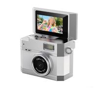 Digital Camera with 0.96 Inch HD Display and Compact Design for Easy Carrying on Keychain or in Pocket (White)