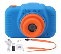 Digital Camera with 32G Card High Definition Dual Lens 1080P 8X Zoom USB Rechargeable for Girls Creative and Fun Photo Experience (Blue)