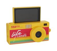 Digital Camera with Memory Card Expansion, Yellow | Expandable Storage Space, Loop Video Function, Type C Rechargeable Power, Memory Card Not Included Box