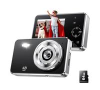 Digital Cameras FHD 1080P Camera, Digital Point and Shoot Camera with 16X Zoom Anti Shake, Compact Small Camera for Boys Girls Kids