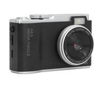 Digital Cameras for Photography, 1080P 48MP Vlogging Camera, 16x Digital Zoom Compact Camera with 2.4 Inch Screen, Portable Selfie Camera for Travel (Black)