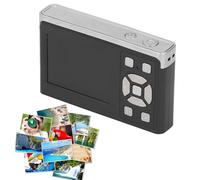 Digital Cameras, HD 1080P Camera, 50MP Autofocus Vintage Camera with 16X Zoom Anti Shake, 2.2 Inch Screen Compact Digital Camera Support Video and Photo Transfer (Black)