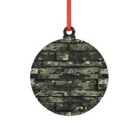 Digital Camo Christmas Married Ornament, Modern Acrylic Alternative to Versatile Christmas Ornaments