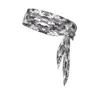 Digital Camo Patterned sports headband for men and women, sweat-absorbing headband for badminton, mountaineering and cycling
