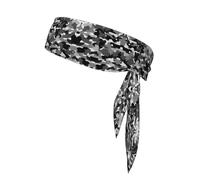 Digital Camo Patterned sports headband, perfect for running, fitness and other sports adjustable headband,
