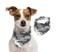 Digital Camo Print Christmas Pet Scarf Wear Gift Accessory For Holiday Special Parties Occasions