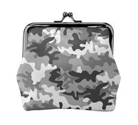Digital Camo Printing Lightweight Minimalist Wallet, Compact Coin Pouch for Gym Visits and Errands