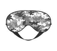 Digital Camo Soft Sleep Mask Adjustable Strap Light Blocking Reversible Comfortable Night Mask