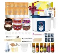 Digital Candle Making Kit with Digital Wax Meter for Adults, All-Inclusive DIY Soy Wax Melts Kits Professional Full Kit, Jars & Tealight Moulds