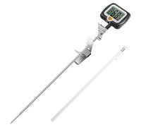 Digital Candy Thermometer,with Pot Clip Instant Read Food Thermometer with Stainless Steel Probe and 180° Rotating LCD Display Practical Candy Thermometer for Sugar Maple Syrup Cheese