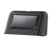 Digital Car Clock Powered by Solar Energy with Built-in Thermometer and Vibration Activation Feature (green)