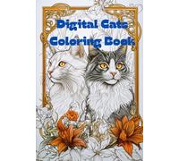 Digital Cats: Coloring book