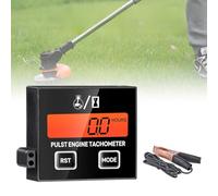 Digital Chainsaw Tachometer, Wireless Tach Gauge Digital Display Pulse Speedometer for Gesture Induction Chain Saw Cropper Generator Lawn Mower Bike Boat Small Engines