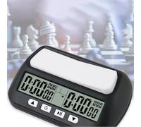 Digital Chess Clock For Strategic Gameplay With Flexible Button Operation, 3-in-1 Multifunctional Portable Clock, Portable Design(A)