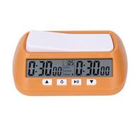 Digital Chess Clock, Professional Chess Timer with Bonus Delay Byoyomi Functions, Portable Chess Timer for Tournament Chess Go Game with Clear Display and Memory Function (Yellow)