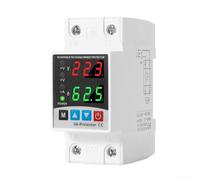 Digital Circuit Breaker 40 63A with Self Reset and Adjustable Protection for Overload, Overvoltage, and Electrical Fault Management (63A)