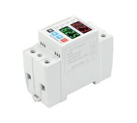 Digital Circuit Breaker 40 63A with Self Reset and Adjustable Protection for Overload, Overvoltage, and Electrical Fault Management (40A)