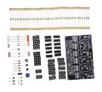 Digital Circuit Clock Kit 6Bit for DC 4 5V 5 5V Power Supply for Hands On Electronics Training and Soldering (Parts)