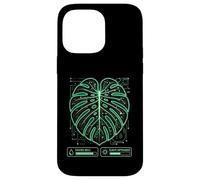 Digital Circuit Monstera Sci-Fi Botany Case for iPhone 14 Pro Max