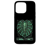 Digital Circuit Monstera Sci-Fi Botany Case for iPhone 15 Pro Max